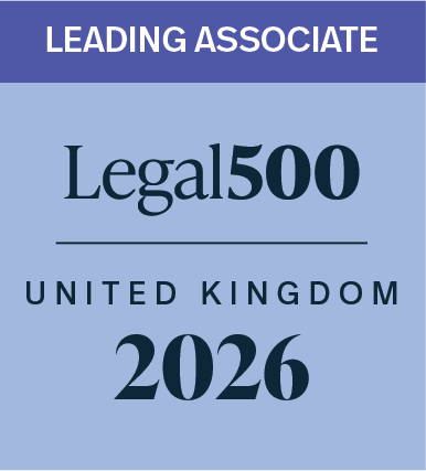 Legal 500 2026 Leading Associate badge