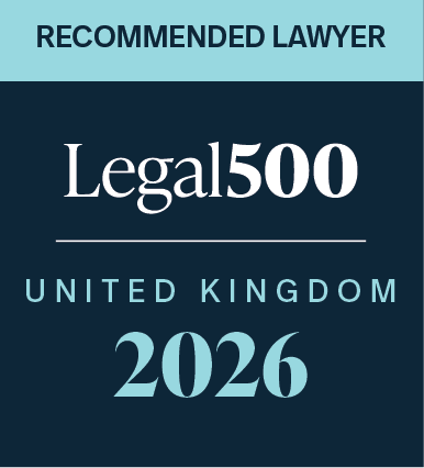 Legal 500 2026 Recommended Lawyer badge