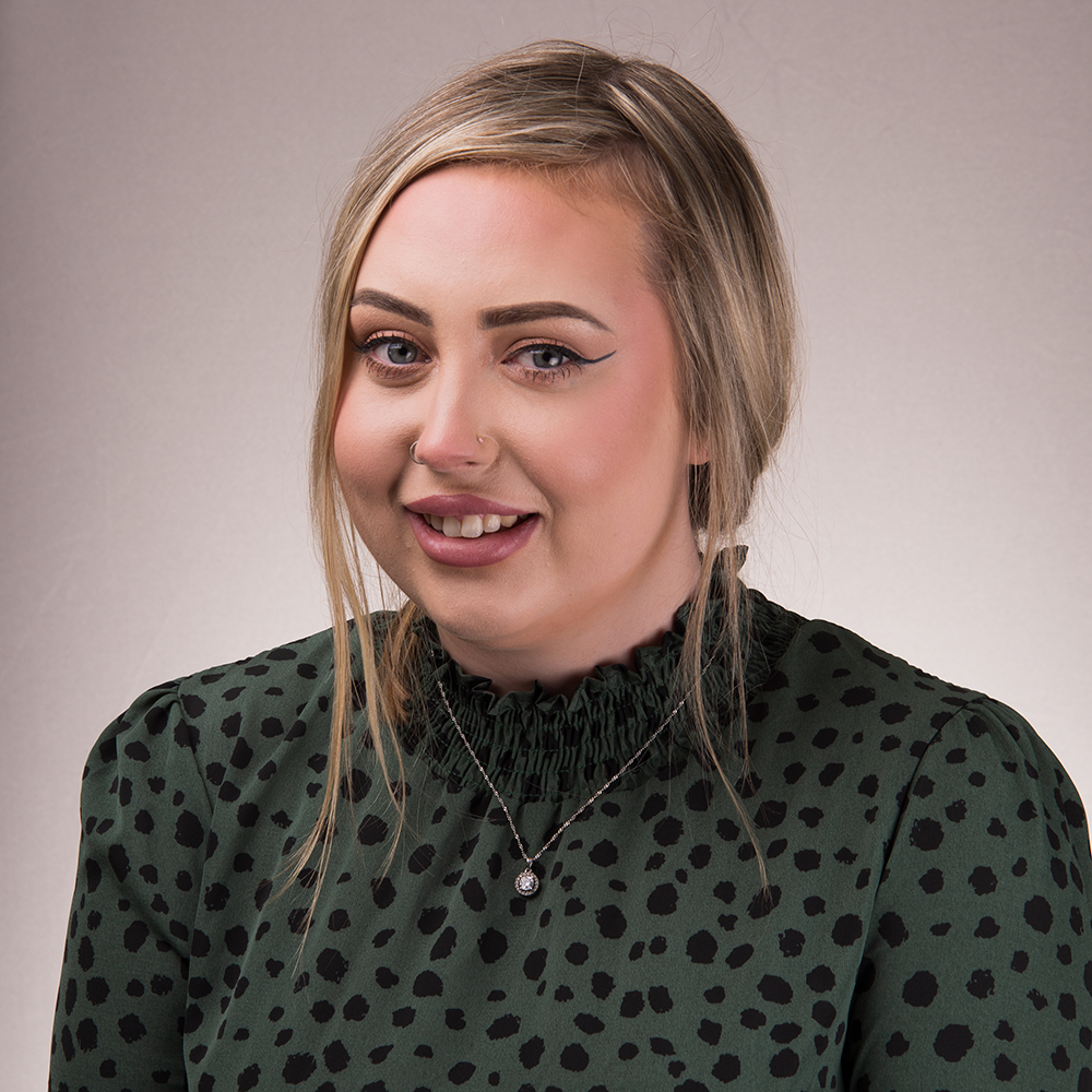 Professional headshot of Georgia Bedford, training contract apprentice at Flint Bishop, Birmingham.